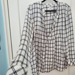 GAP - Long Sleeve Plaid Shirt